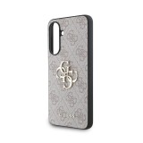 Guess PU 4G Metal Logo Zadní Kryt pro Samsung Galaxy A36 Pink