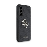 Guess PU 4G Metal Logo Zadní Kryt pro Samsung Galaxy A36 Grey