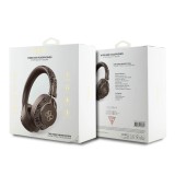 Guess PU 4G Metal Logo ENC Bezdrátová Sluchátka Brown