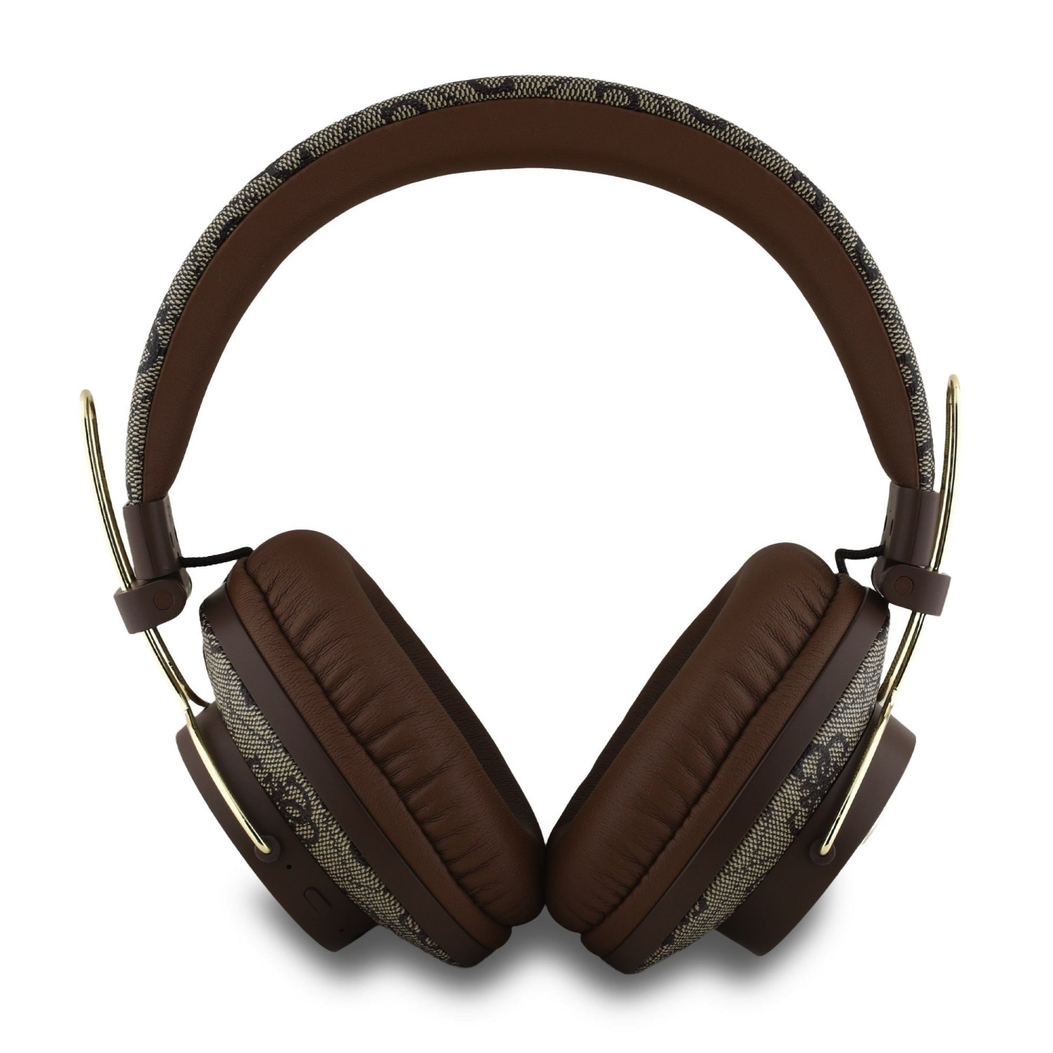 Guess PU 4G Metal Logo ENC Bezdrátová Sluchátka Brown