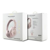Guess PU 4G Metal Logo ENC Bezdrátová Sluchátka Pink