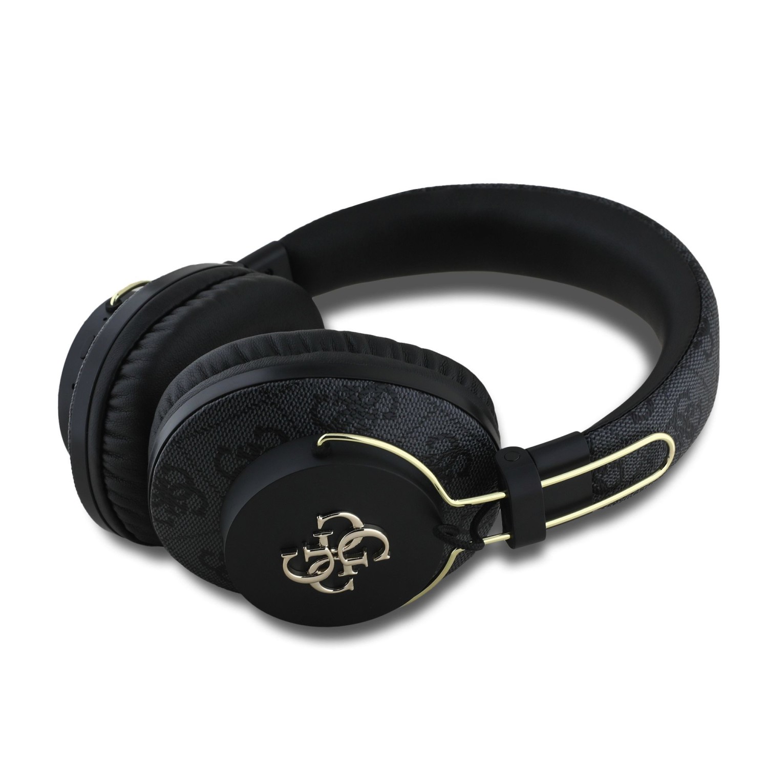 Guess PU 4G Metal Logo ENC Bezdrátová Sluchátka Black