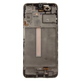 LCD display + Dotyk + Přední Kryt Samsung A256B Galaxy A25 Black (Service Pack)