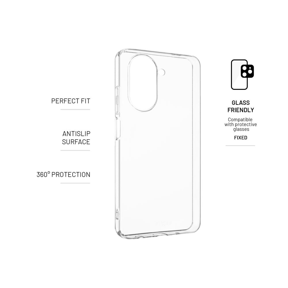 TPU gelový kryt FIXED Story pro Xiaomi Redmi A5, čirý