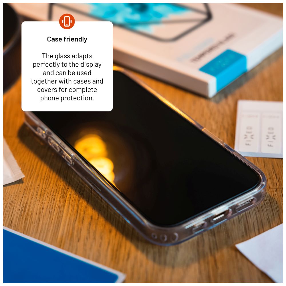 Ochranné tvrzené sklo FIXED Full-Cover pro Vivo V50 Lite, černé