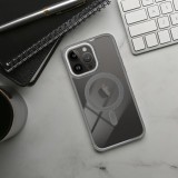 COLOR EDGE MAG COVER case compatible with MagSafe for IPHONE 16 Pro titatnium grey