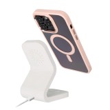 COLOR EDGE MAG COVER case compatible with MagSafe for IPHONE 16 Pro pink