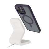 COLOR EDGE MAG COVER case compatible with MagSafe for IPHONE 13 deep purple