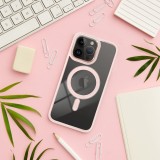 COLOR EDGE MAG COVER case compatible with MagSafe for IPHONE 14 Pro pink