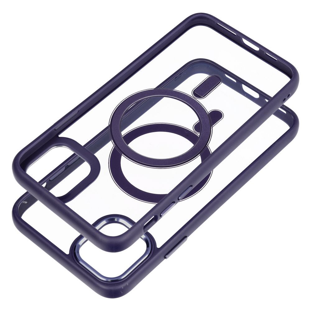 COLOR EDGE MAG COVER case compatible with MagSafe for IPHONE 11 Pro Max deep purple