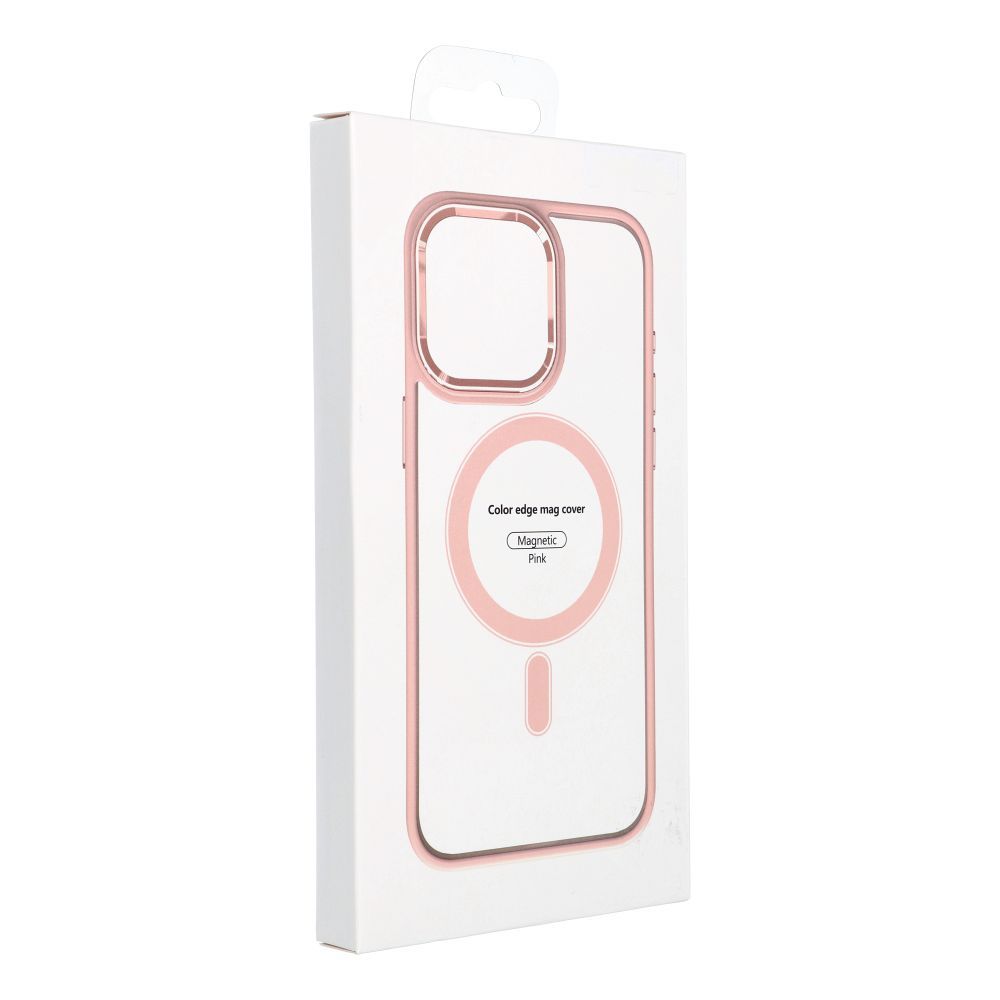 COLOR EDGE MAG COVER case compatible with MagSafe for IPHONE 11 pink