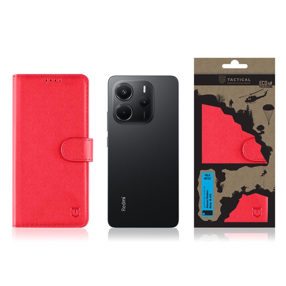 Tactical Field Notes pro Xiaomi Redmi Note 14 4G Red