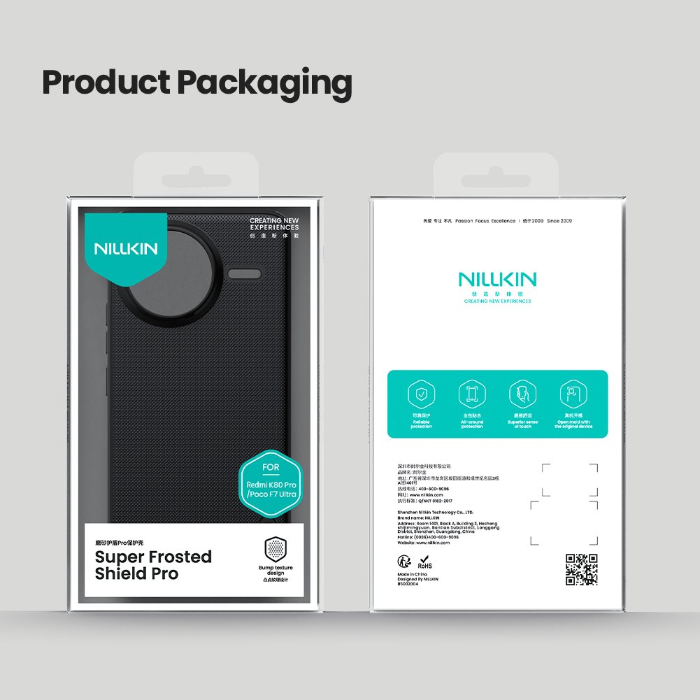 Nillkin Super Frosted PRO Zadní Kryt pro Poco F7 Ultra Black
