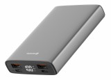 Swissten Aluminium 10000 mAh 20W šedá