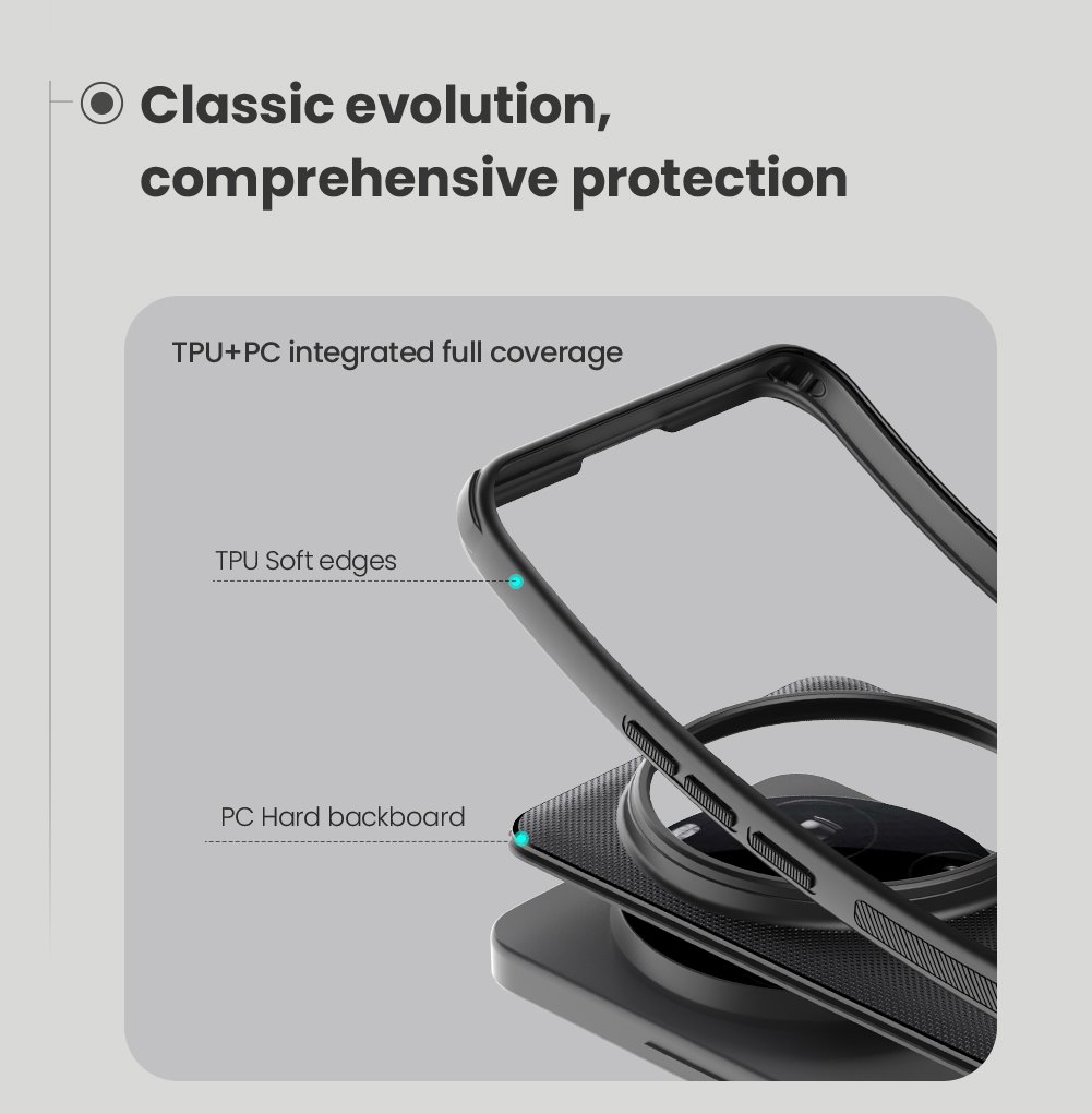 Nillkin Super Frosted PRO Magnetic Zadní Kryt pro Xiaomi 15 Ultra Black