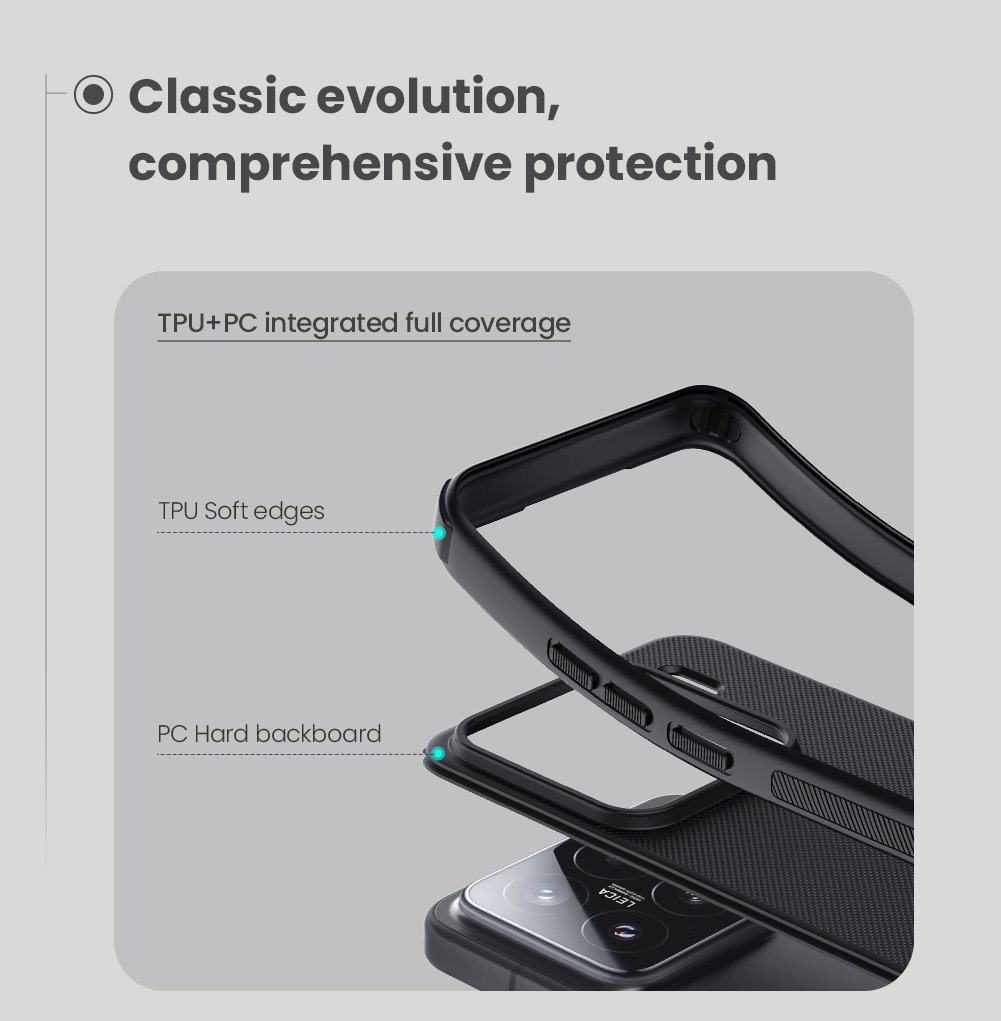 Nillkin Super Frosted PRO Magnetic Zadní Kryt pro Xiaomi 15 Black
