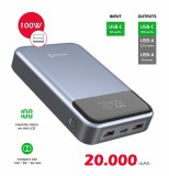 Swissten Power Bank 20000 mAh 100W PD pro notebooky