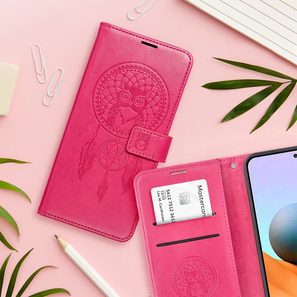 MEZZO Book case for SAMSUNG A06 dreamcatcher magenta