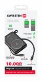 Swissten Power Bank 10000 mAh PD 22,5W s integrovanými kabely USB-C / Lightning (kompatibilní s MagSafe) 