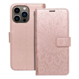 MEZZO Book case for IPHONE 13 PRO mandala rose gold
