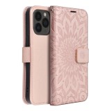 MEZZO Book case for IPHONE 13 PRO mandala rose gold