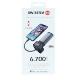 Swissten Powerbank 2in1 Apple Watch MFI 6700 mAh