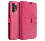 Flipové pouzdro MEZZO Book case pro Xiaomi Redmi Note 14 Pro 4G, mandala magenta