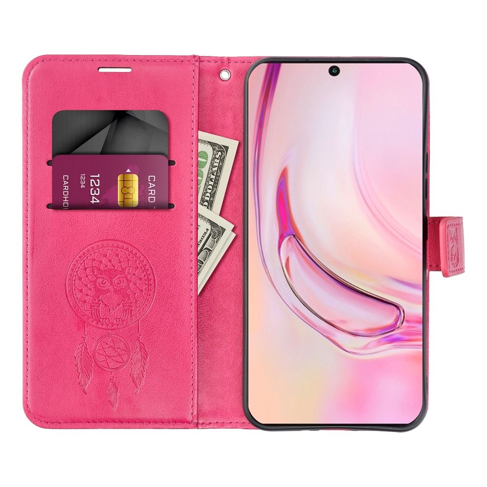 Flipové pouzdro MEZZO Book case pro Apple iPhone 16e, dreamcatcher magenta