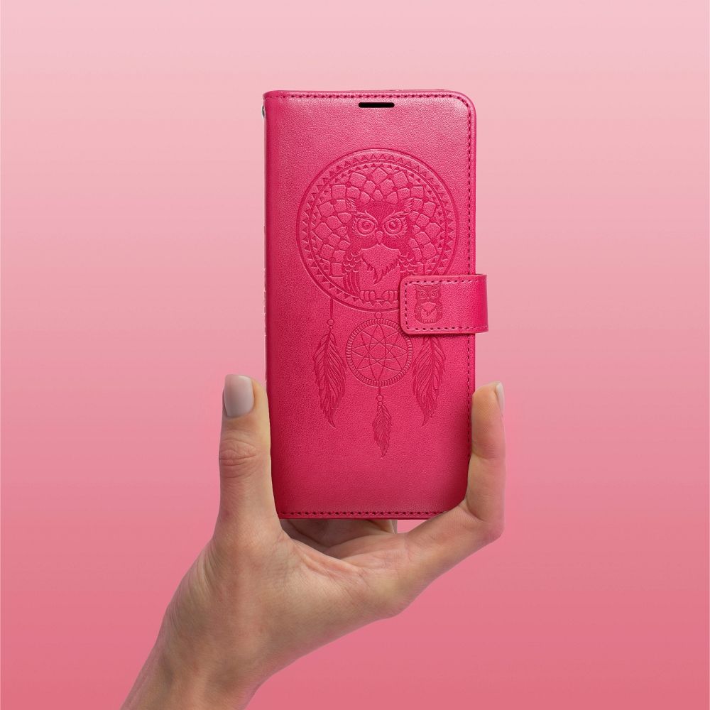 Flipové pouzdro MEZZO Book case pro Apple iPhone 16e, dreamcatcher magenta