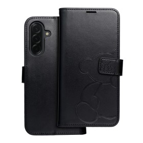 Flipové pouzdro MEZZO Book case pro Samsung Galaxy A36 5G, teddy bear black