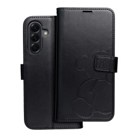 Flipové pouzdro MEZZO Book case pro Samsung Galaxy A56 5G, teddy bear black