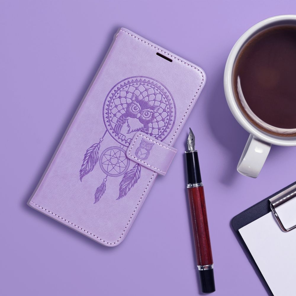 MEZZO Book case for SAMSUNG A13 4G dreamcatcher purple