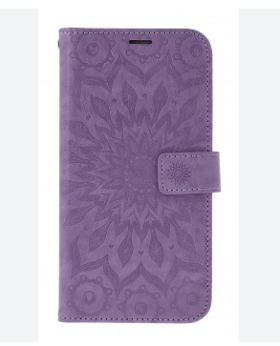 Flipové pouzdro MEZZO Book case pro Xiaomi Redmi Note 14 5G, mandala purple