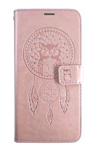 Flipové pouzdro MEZZO Book case pro Xiaomi Redmi Note 14 5G, dreamcatcher rose gold
