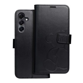 Flipové pouzdro MEZZO Book case pro Samsung Galaxy S25 Edge, teddy bear black