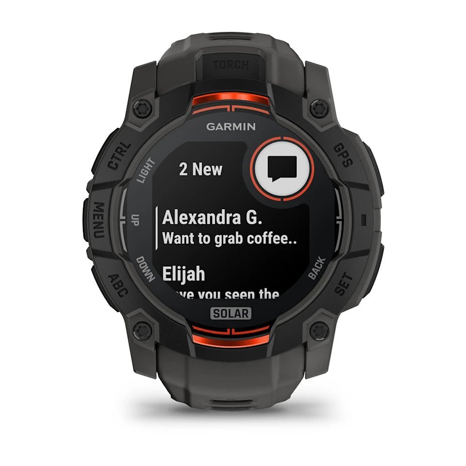 Garmin Instinct 3 50mm SOLAR Black Charcoal