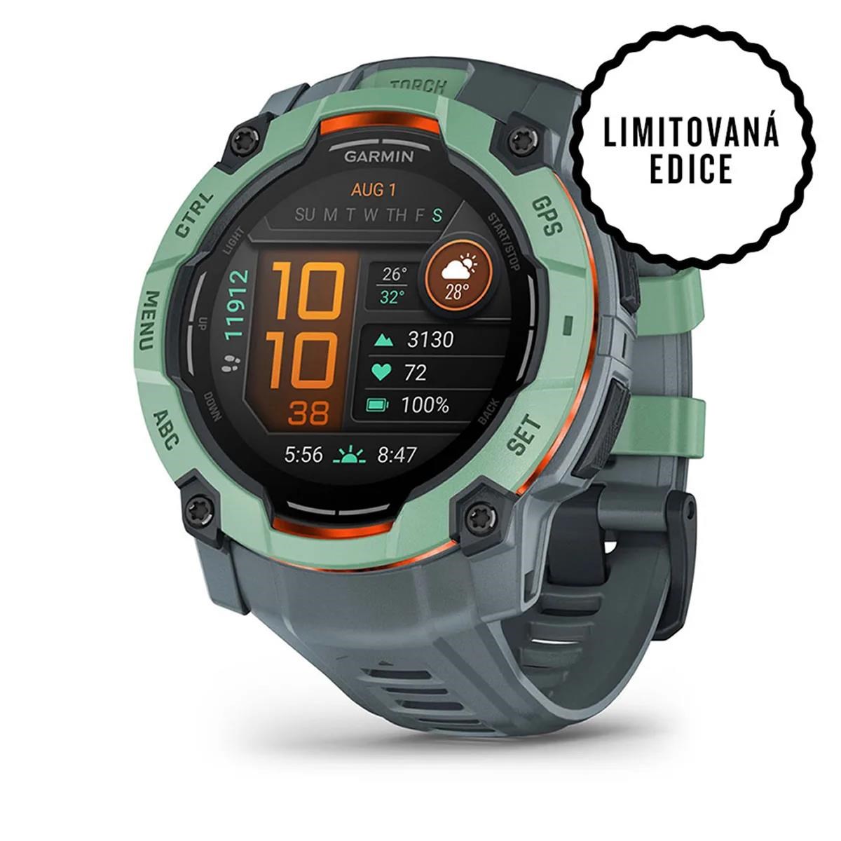 Garmin Instinct 3 50 mm AMOLED, Neotropic s twilight páskem