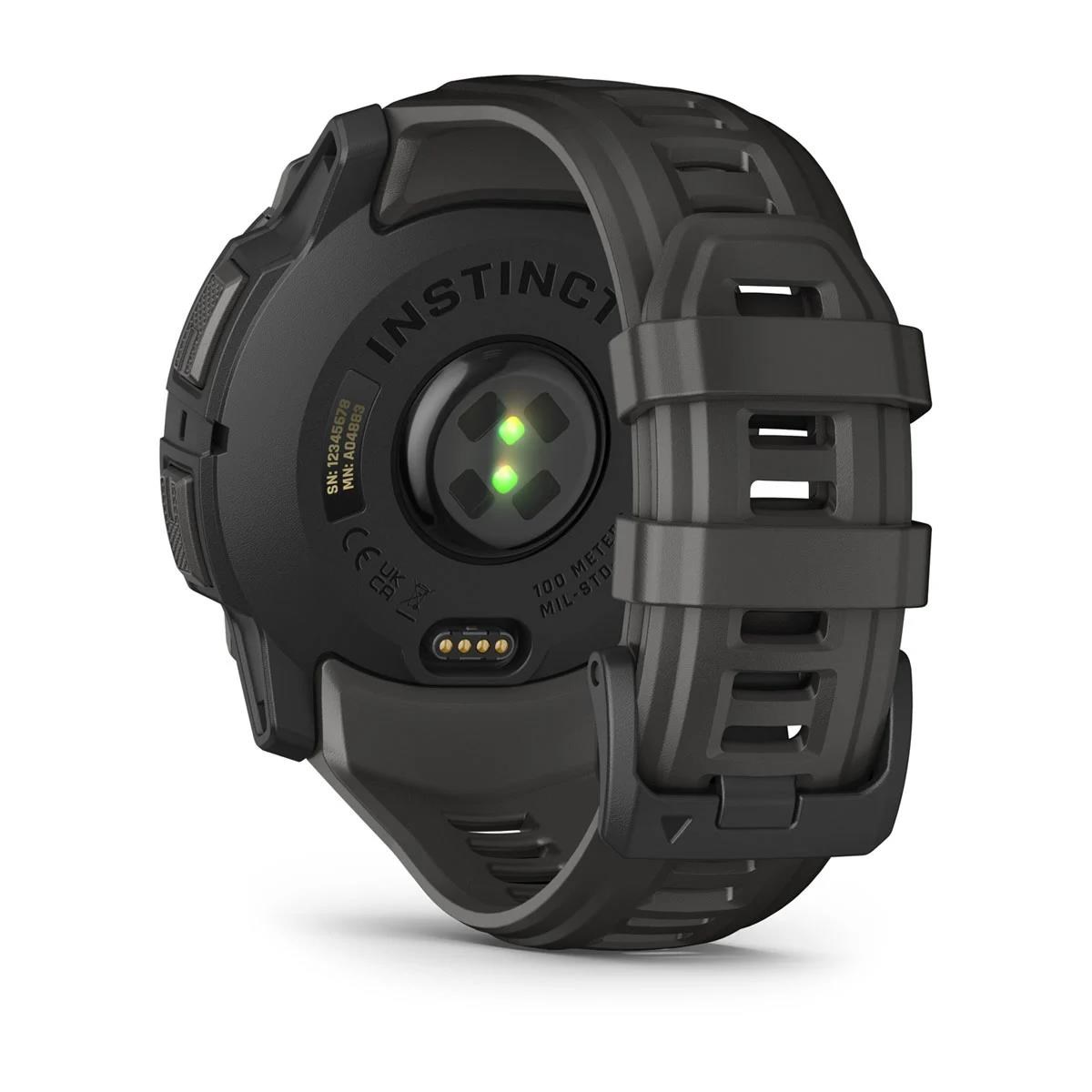 Garmin Instinct 3 50 mm, AMOLED, Black s charcoal páskem