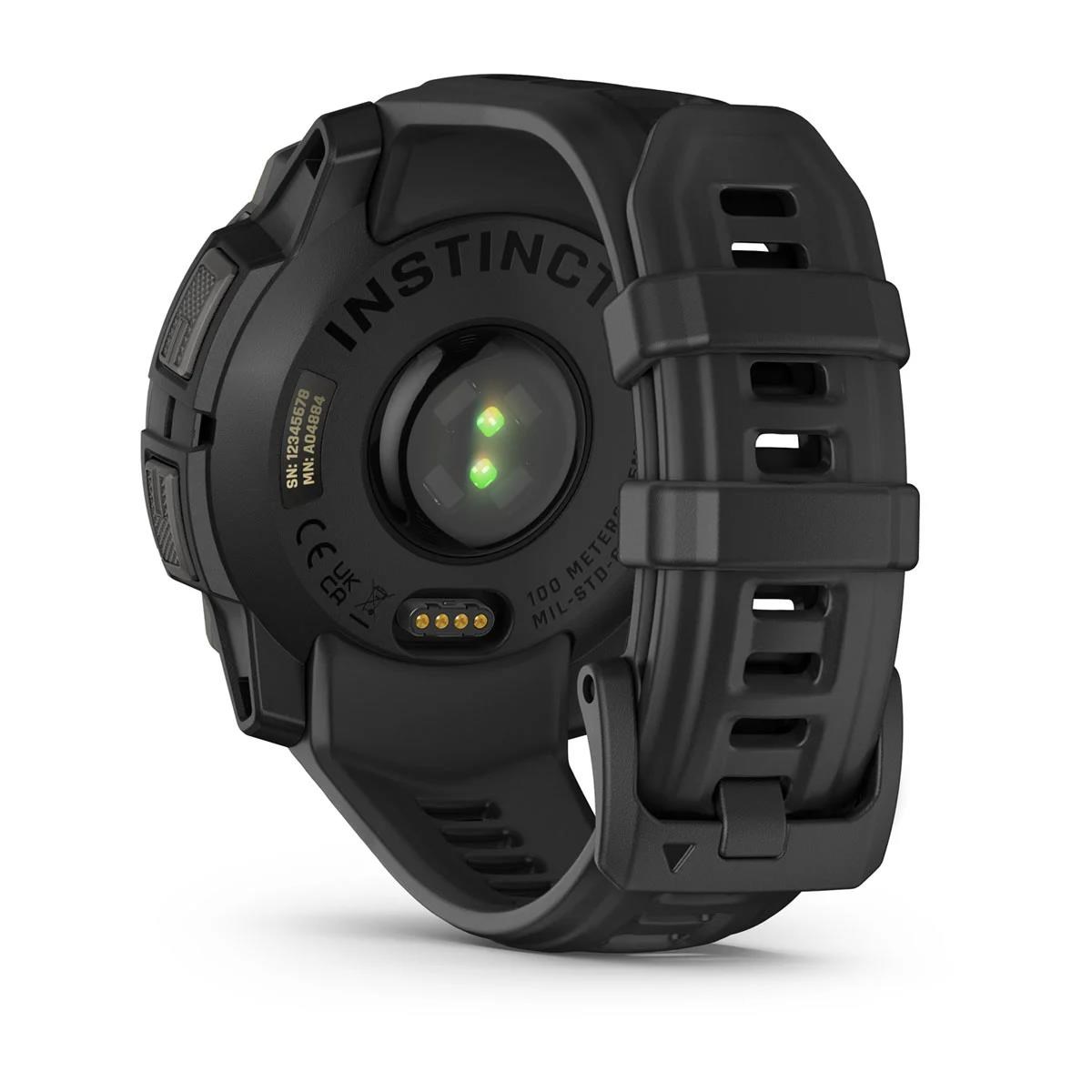 Garmin Instinct 3 45 mm, AMOLED, Černé s černým páskem