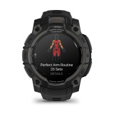 Garmin Instinct 3 45 mm, AMOLED, Černé s černým páskem
