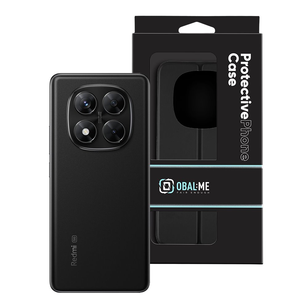 OBAL:ME SmoothTouch Pouzdro pro Xiaomi Redmi Note 14 Pro 4G Black