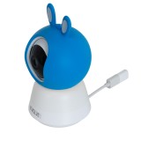 Evolveo Baby Monitor LUX Chytrá 360° videochůvička s nočním viděním, detekcí pláče a pohybu, modrá