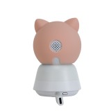 Evolveo Baby Monitor LUX- Chytrá 360° videochůvička s nočním viděním, detekcí pláče a pohybu, růžová 