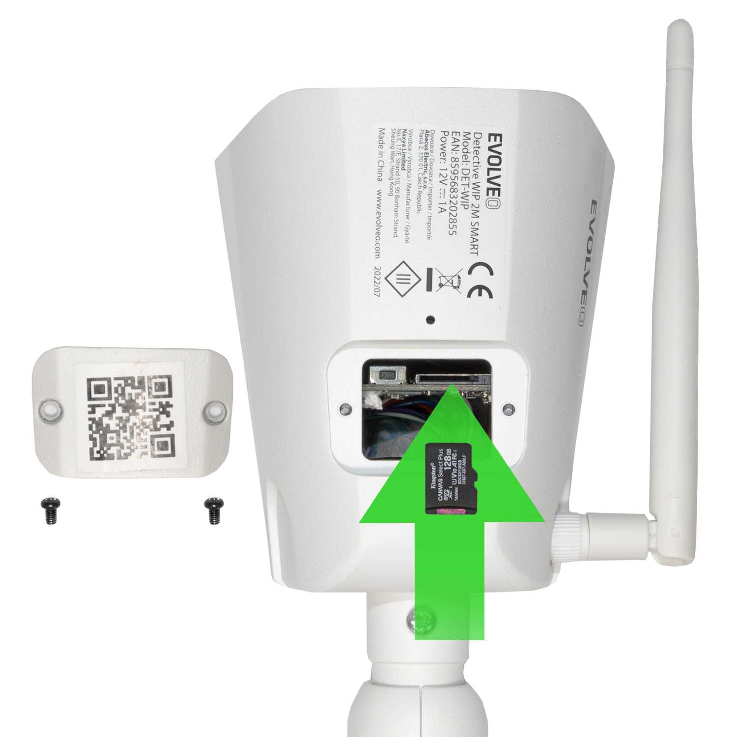Evolveo Detective WIP 2M SMART, WiFI IP Kamera 