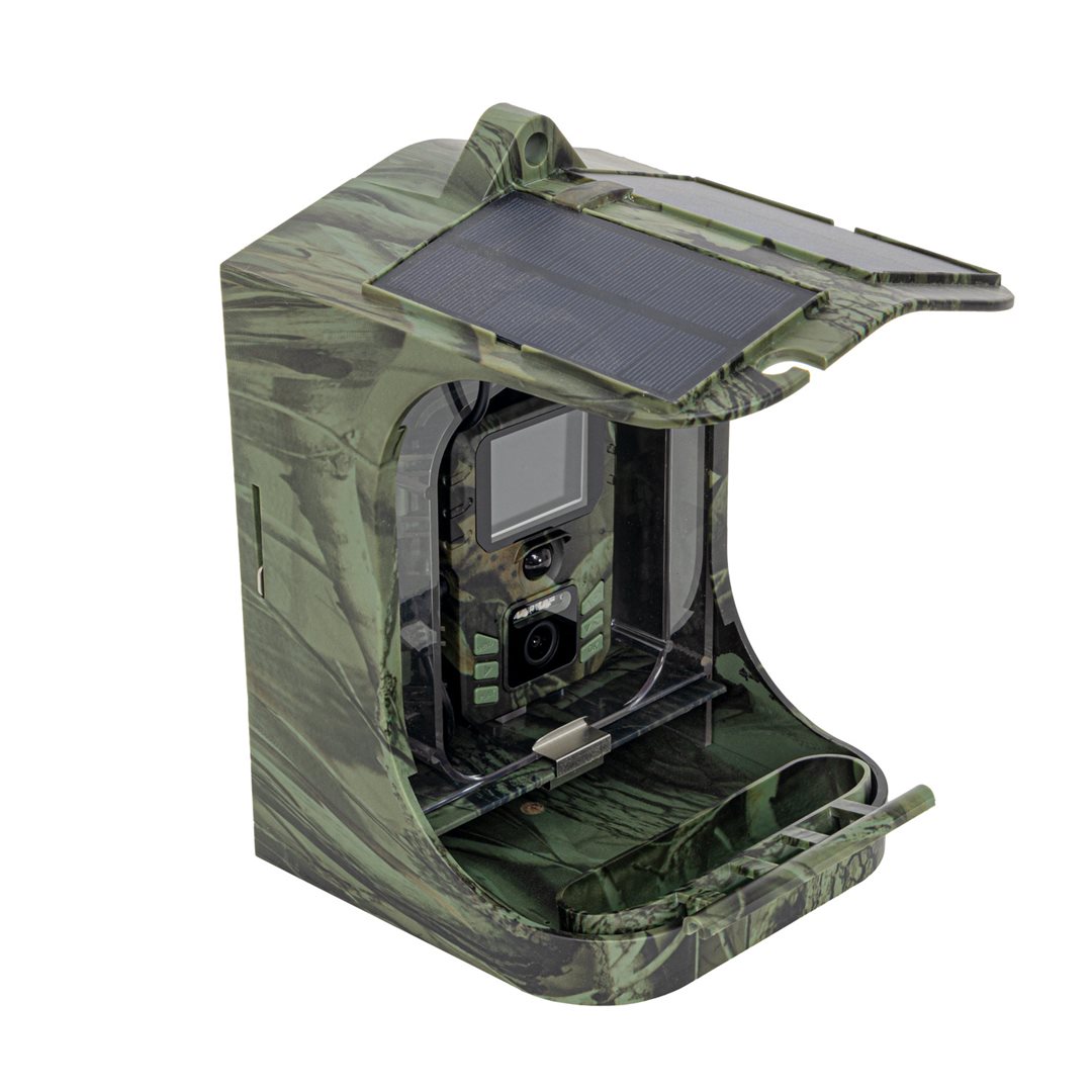 Evolveo StrongVision BirdFeeder - Chytré krmítko pro ptáky s kamerou a solárním panelem