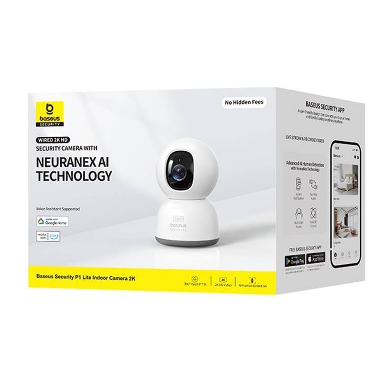 Baseus Security P1 Lite 2K Vnitřní kamera bílá