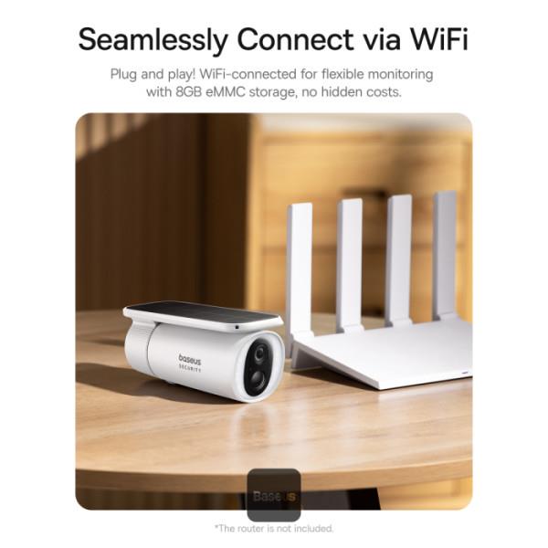 Baseus Security S1 2K Venkovní kamera bílá