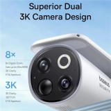 Venkovní kamera Baseus Security S1 Pro 3K (sada 2ks+centrální stanice) bílá