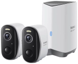 Baseus Security N1 Plus 2K Venkovní kamera (sada 2ks+centrální stanice) bílá