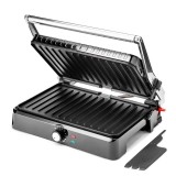 Huslog AK-2143  Kontaktní gril 2200W stříbrná